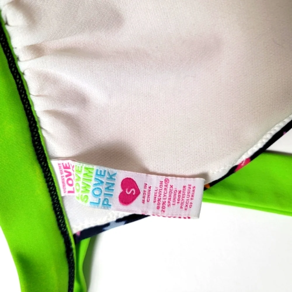 Victoria's Secret Star Print Bikini Top - Multicolor Small Padded String - Picture 9 of 9